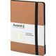 Книга записна А5 125х195 мм клітинка 96 аркушів золотиста Partner Soft Axent 8206-35-A, 36939