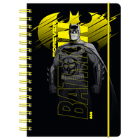 Блокнот A5 80 аркушів клітинка на спіралі тверда обкладинка Kite DC Comics DC24-190, 66825