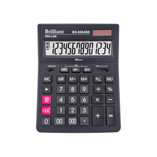 Калькулятор настільний 20,5х15,5 см 14 розрядів Brilliant BS-8884BK, 202062