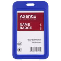 Бейдж вертикальний PP синій 110х70 мм Axent 4530-07-A, 35847