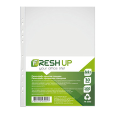 Файли А4 глянцеві 30 мкм 100 штук Fresh Up FR-2030, 600411