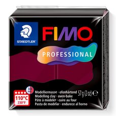 Полімерна глина Fimo Professional бордова 57 грам Staedtler, 804023