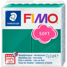 Полімерна глина Fimo Soft смарагдова зелена 57 грам Staedtler, 802056