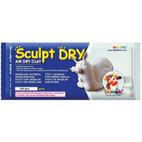 Маса для моделювання самозастигаюча Sculpt Dry біла 250 грам Mungyo, 985503