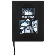 Щоденник шкільний мяка обкладинка PU Kite Anime boy K25-283-2, 71168
