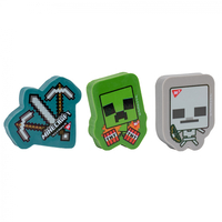 Гумка фігурна 3 дизайна мікс Minecraft Yes, 560600 