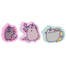 Гумка фігурна 3 дизайна мікс Pusheen Yes, 560601