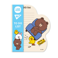 Папір для нотаток з магнітом блок 52 аркуша To Do Line Friends boy YES, 170325