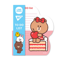 Папір для нотаток з магнітом блок 52 аркуша To Do Line Friends girl YES, 170326