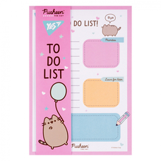 Папір для нотаток з магнітом блок 52 аркуша To Do Pusheen YES, 170339