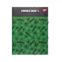 Папка на гумках А4 Minecraft Creepers Yes, 492214