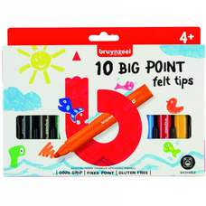 Фломастери Big Point 10 кольорів Bruynzeel, 60122010