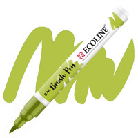 Пензель-ручка акварельна Royal Talens Ecoline Brushpen зелений трав\'яний (676), 11506760