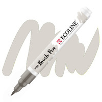 Пензель-ручка акварельна Royal Talens Ecoline Brushpen сіра тепла світла (728), 11507280