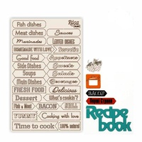 Чіпборд для скрапу Recipe book 8 картон 13x20 см Rоsа Talant, 94232074