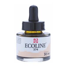 Фарба акварельна рідка Ecoline (374) рожево-бежева 30 мл Royal Talens, 11253741
