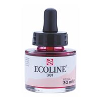 Фарба акварельна рідка Ecoline (381) пастельна червона 30 мл Royal Talens, 11253811