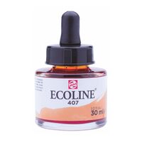 Фарба акварельна рідка Ecoline (407) вохра темна 30 мл Royal Talens, 11254071