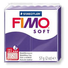 Полімерна глина Fimo Soft сливова 57 грам Staedtler, 802063