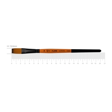 Пензель синтетика плоска № 12 Flame Rosa 1368F, 534433