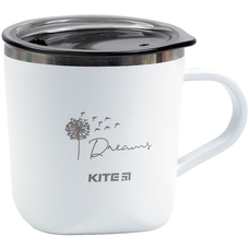 Термокружка 260 мл біла Kite K21-324-01, 50282