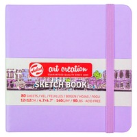 Блокнот для графіки Talens Art Creation 12х12 см 80 аркушів Pastel Violet Royal Talens, 9314134