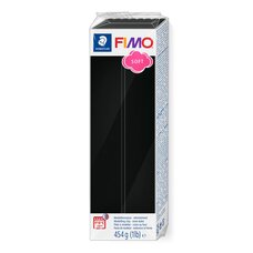 Полімерна глина Fimo Soft чорна 454 грами Staedtler, 80219