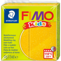 Полімерна глина Fimo Kids золото с блискітками 42 грама Staedtler, 8030112