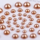 Перлини самоклеючі бронза 50 штук Santi, 740140