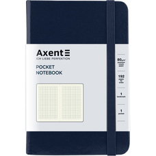 Книга записна А6 клітинка 96 аркушів синя Partner Axent 8301-02-A, 21508