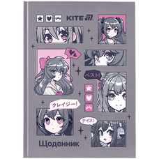 Щоденник шкільний тверда обкладинка Kite Anime K25-262-3, 71238