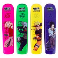 Набір маркерів текстових клиновидних 4 кольори Highlighter Kite Naruto NR24-444, 66636
