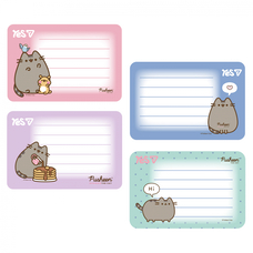 Наліпки на зошити 8 штук Pusheen Yes, 955505