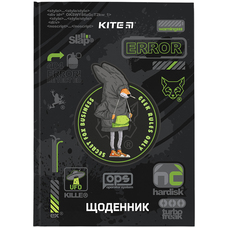 Щоденник шкільний тверда обкладинка Kite Fox Rules K24-262-9, 67477
