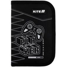 Пенал 1 відділення 2 відворота Kite Player K25-622-6, 70055