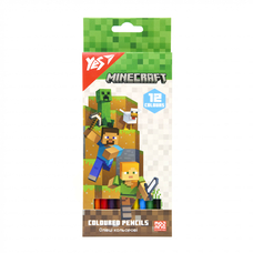 Олівці кольорові 12 кольорів Minecraft Yes, 290760