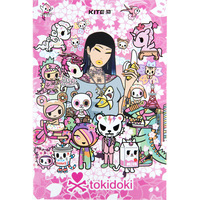 Блокнот А5 64 аркушів без лініювання Kite tokidoki TK23-193-1, 63927