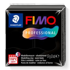 Полімерна глина Fimo Professional чорна 57 грам Staedtler, 80409