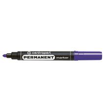 Маркер перманентний фіолетовий круглий Centropen 8566/08, 35438