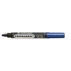 Маркер перманентний Dry Safe синій круглий Centropen 8510/03, 01865