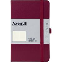 Книга записна А5 клітинка 96 аркушів винна Partner Axent 8201-46-A, 46730