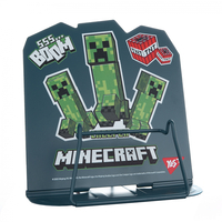 Підставка для книг металева фігурна Minecraft.Creeper YES, 470525