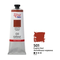 Фарба олійна англійська червона 100 мл Rosa Studio, 328501