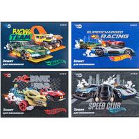 Альбом для малювання 12 аркушів скоба Kite Hot Wheels HW24-241, 68213