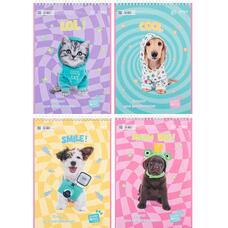 Альбом для малювання 30 аркушів спіраль Kite Studio Pets SP24-243, 68232