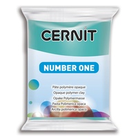 Полімерна глина Cernit Number One бірюзова зелена (676) 56 грам, 427027