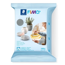 Полімерна глина самозастигаюча Fimo Air Basic сіра 1000 грам Staedtler, 810180
