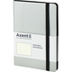 Книга записна А5 125х195 мм крапка 96 аркушів срібляста Partner Soft Axent 8312-34-A, 43157