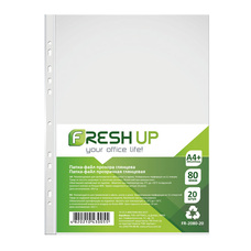 Файли А4 глянцеві 80 мкм 20 штук Fresh Up FR-2080-20, 600415