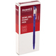 Ручка масляна Axent Glide 0,7 мм чорна AB1052-01-A, 28295
